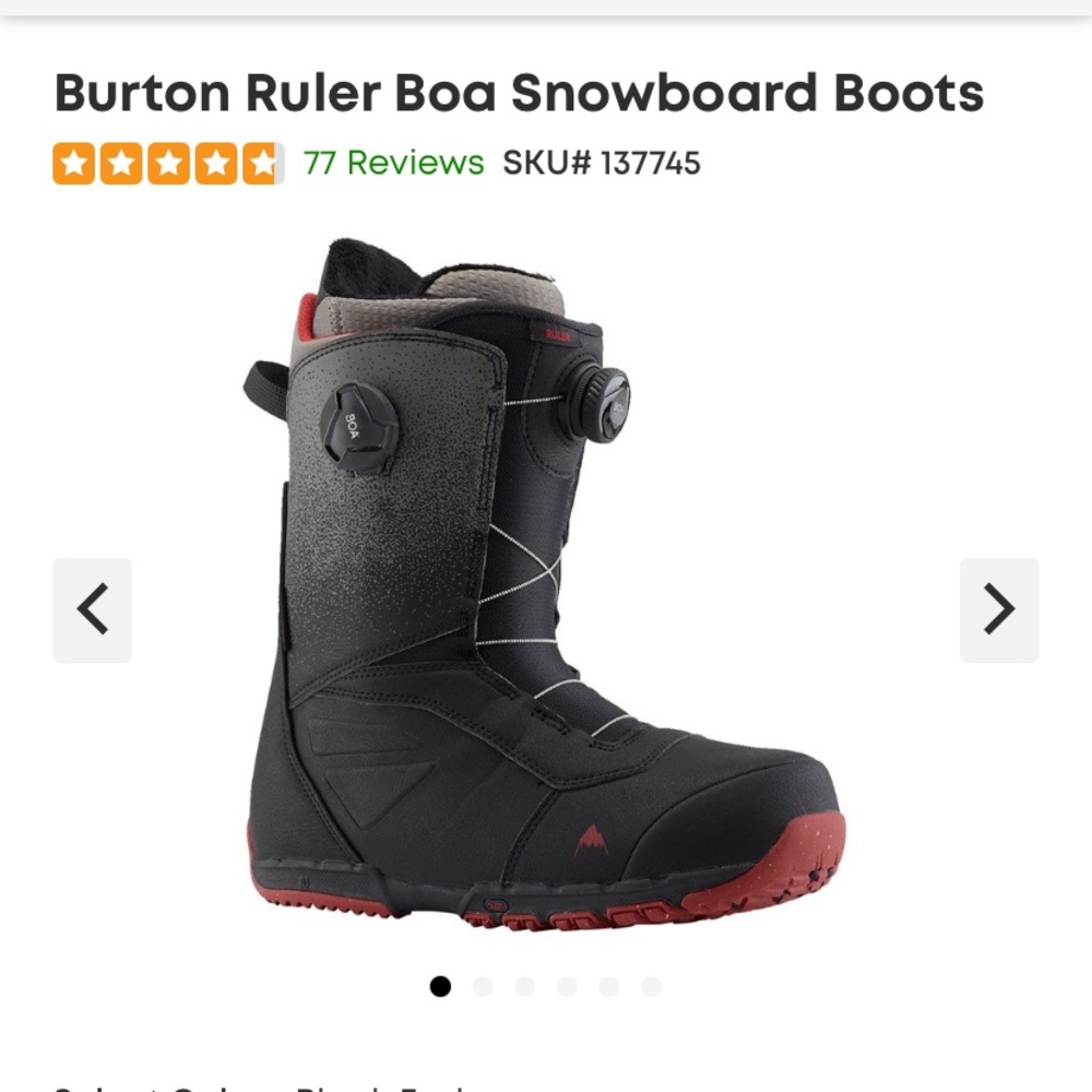 Burton Men’s Ruler Boa Snowboard Boots